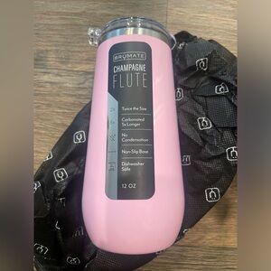 NWT- Brumate- Blush Pink Champagne Flute- 12oz